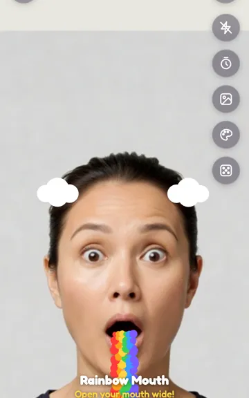 Rainbow Mouth lens